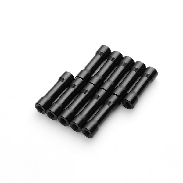 10422 1 hexagon studs aluminum alloy column diatone 3x23 black