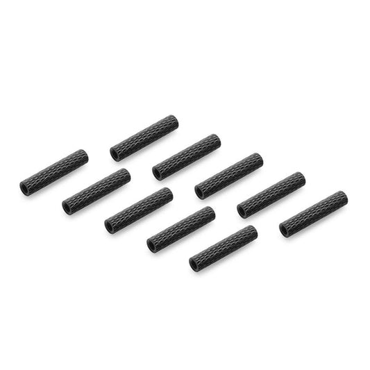 10425 knurled standoff aluminum alloy column diatone m3x23 black