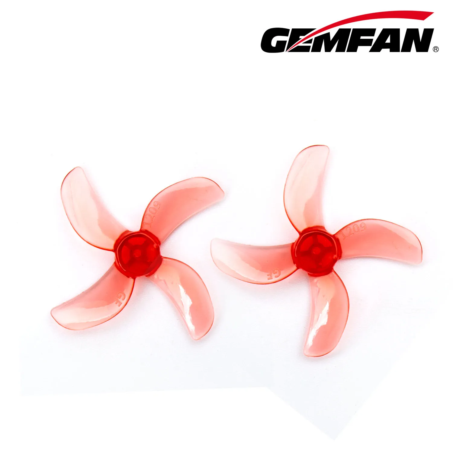 10521 1 propellers gemfan 1209 4 31mm pc durable 0 8mm clear red 4ccw 4cw