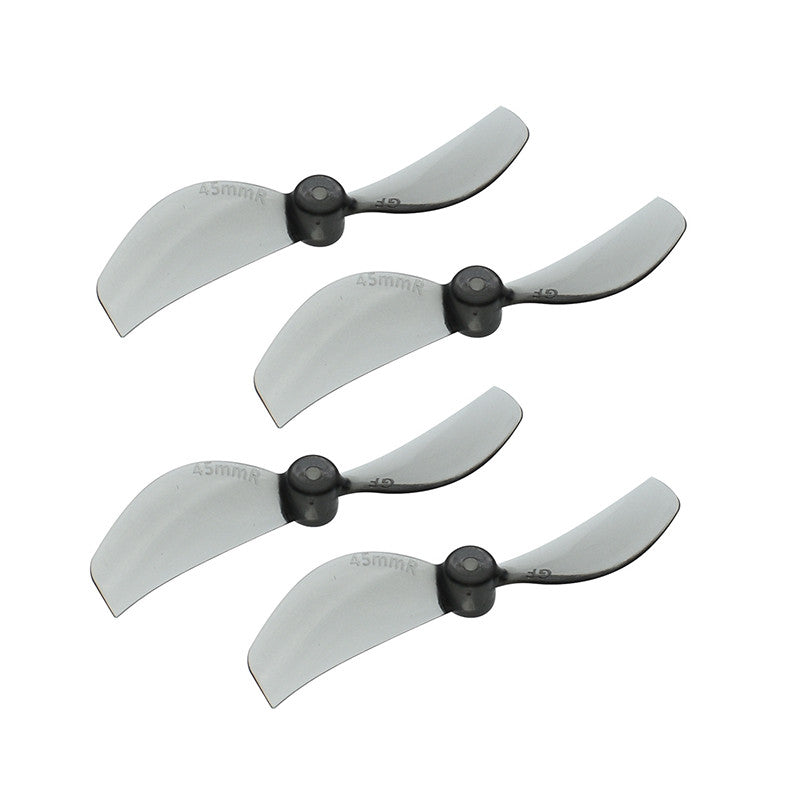 10542 3 propellers gemfan 45mm 2 pc durable 1 5mm clear gray 4ccw 4cw