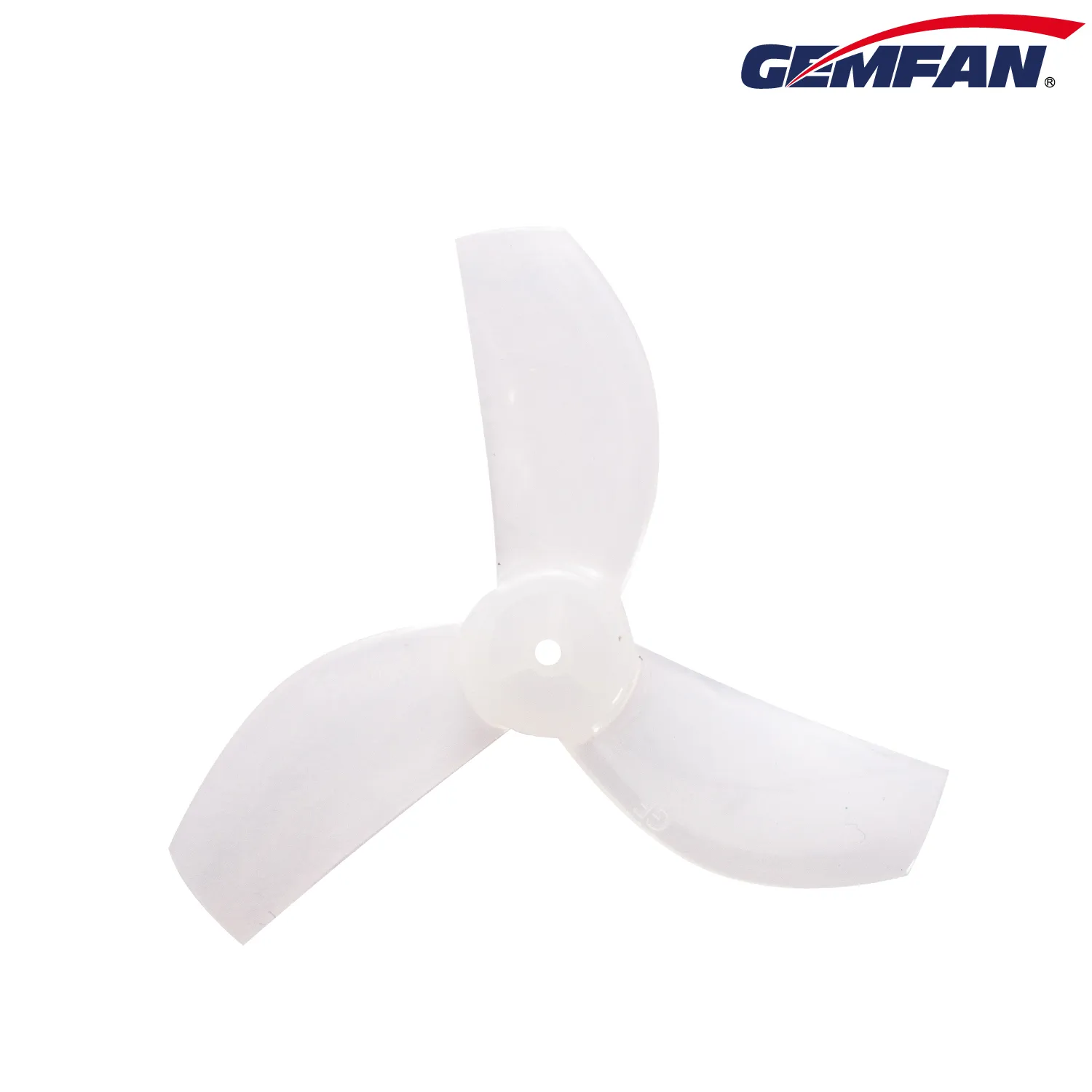10611 2 propellers gemfan 35mm 3 pc shaft 1mm milk white 4ccw 4cw
