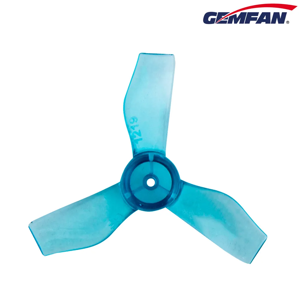 10629 2 propellers gemfan 1219 3 31mm pc durable 1mm clear blue 4ccw 4cw