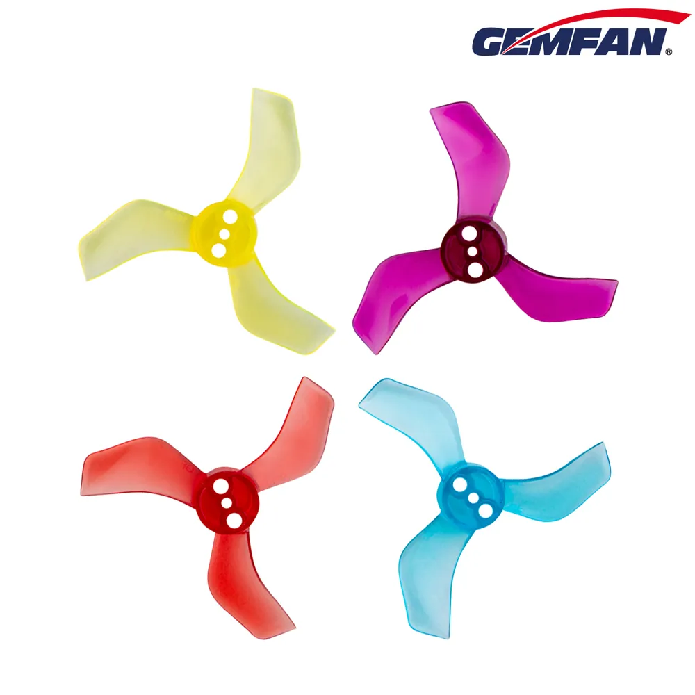 10692 1 propellers gemfan 1635 3 40mm pc durable 1mm clear yellow 4ccw 4cw