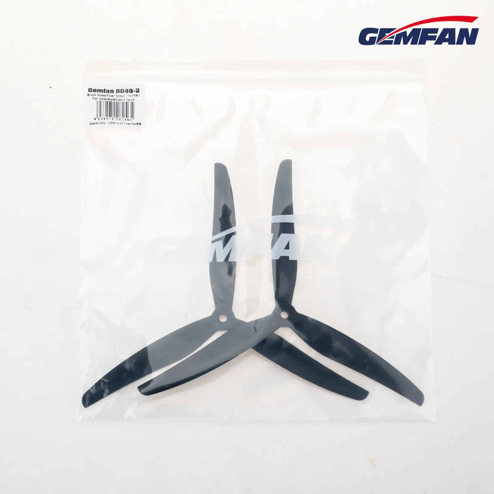 10845 7 propellers gemfan 8046 3 glass fiber nylon black 1ccw 1cw