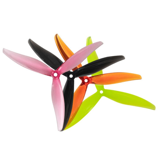 10911 1 propellers gemfan hurricane 7043 3 pc durable clear pink 2ccw 2cw