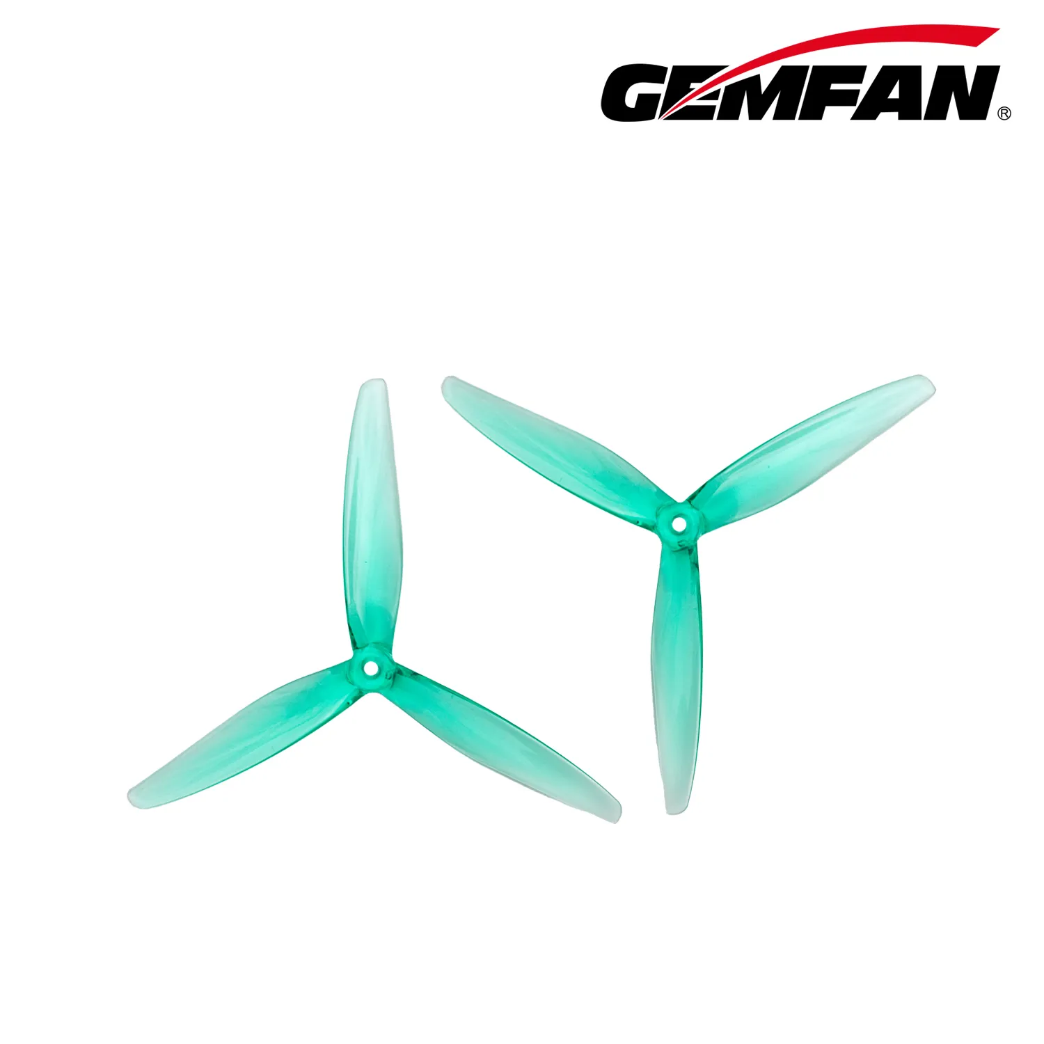 10917 5 propellers gemfan hurricane 7050 3 pc durable clear green 2ccw 2cw