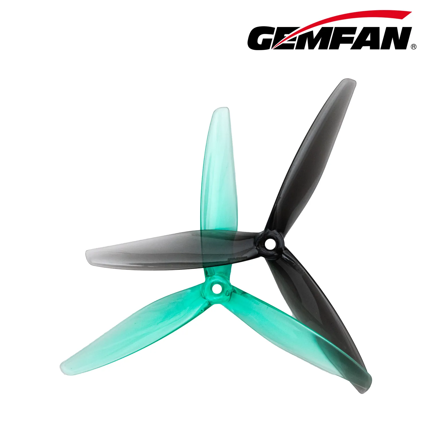 10917 7 propellers gemfan hurricane 7050 3 pc durable clear green 2ccw 2cw