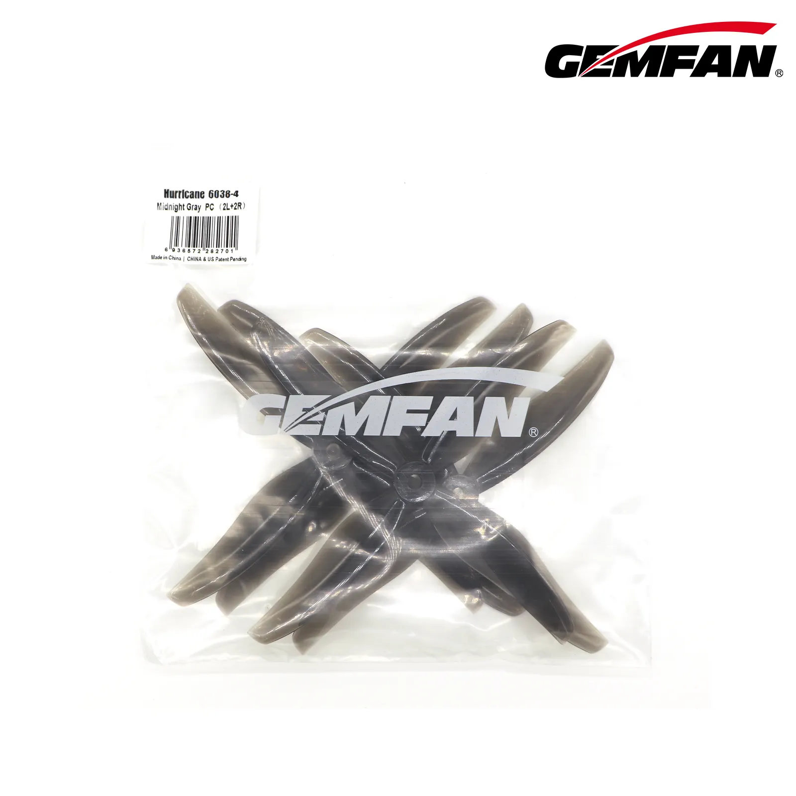 10950 7 propellers gemfan hurricane 6038 4 midnight gray 2ccw 2cw