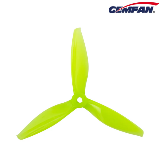 11127 2 propellers gemfan flash 5144 3 pc durable popo yellow 2ccw 2cw