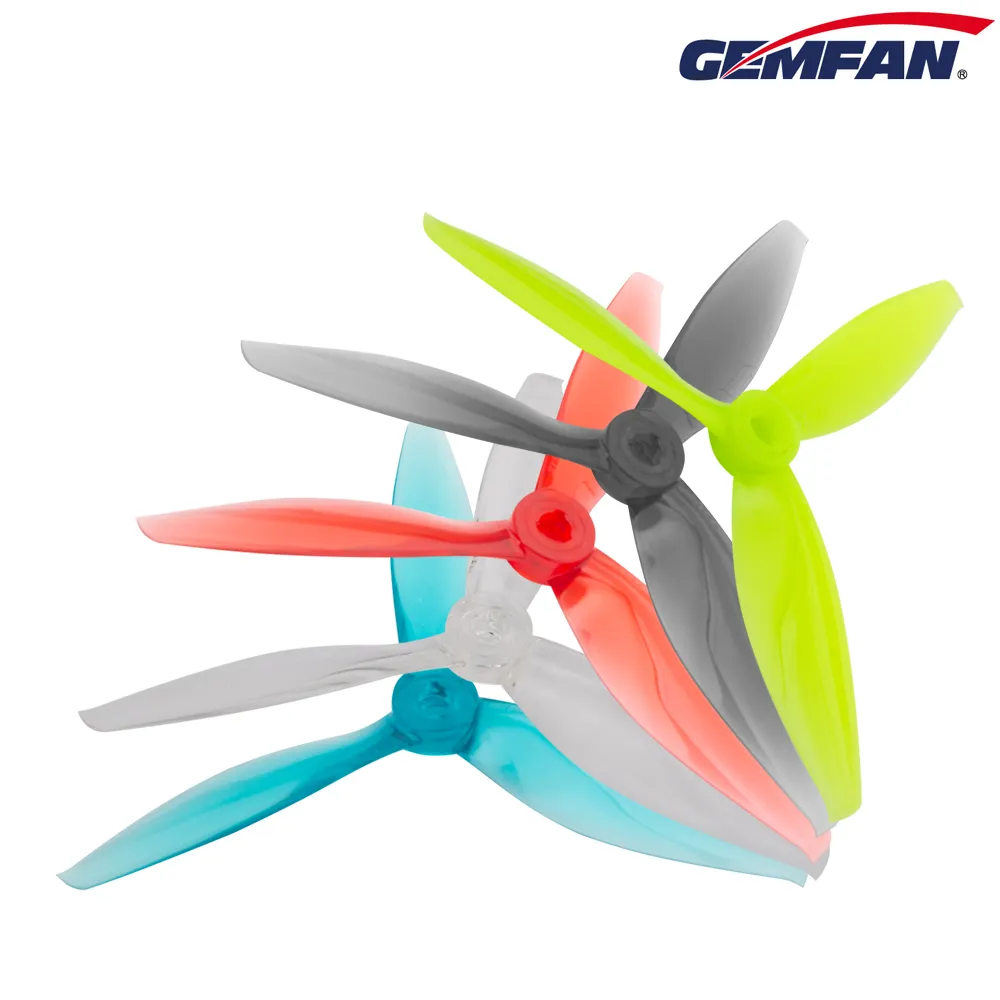11127 3 propellers gemfan flash 5144 3 pc durable popo yellow 2ccw 2cw