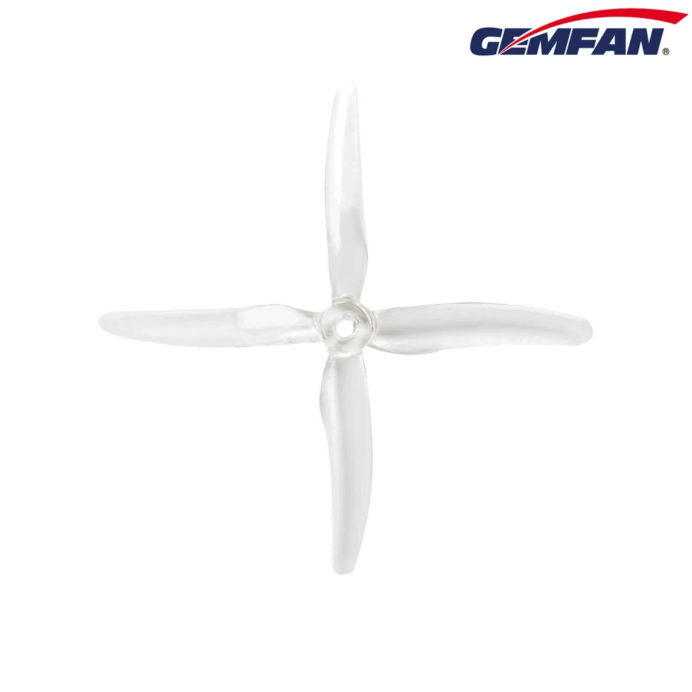 11130 3 propellers gemfan hurricane 51455 4 x props pc durable 4 blade popo clear 2ccw 2cw