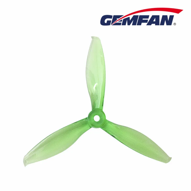 11202 2 propellers gemfan flash 5149 3 pc durable popo clear green 2ccw 2cw