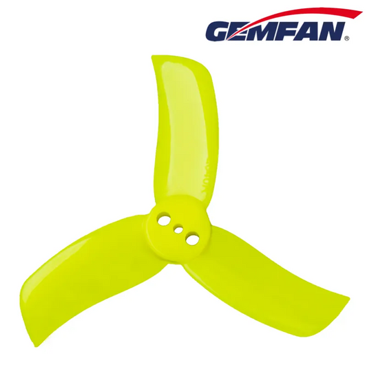 11442 2 propellers gemfan hulkie 2040 3 pc durable t mount lemon yellow 4ccw 4cw