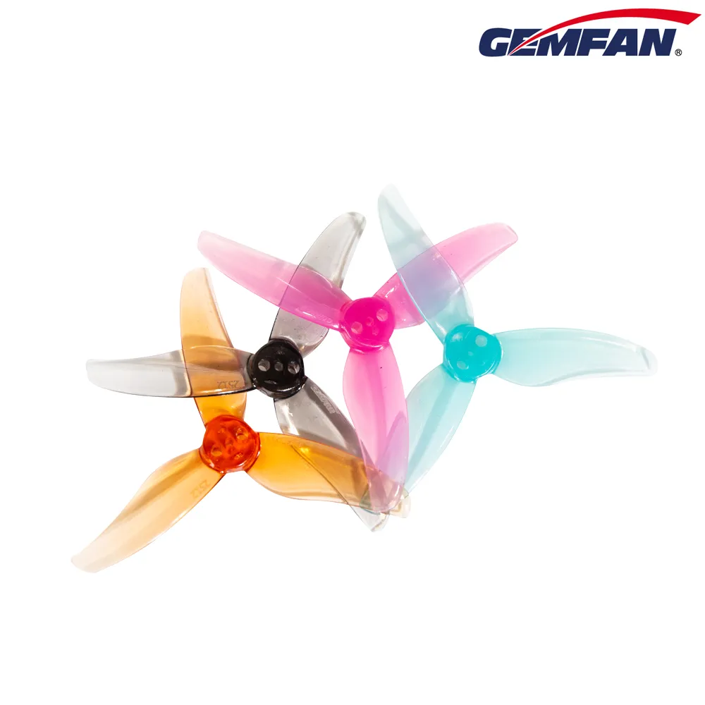 11481 3 propellers gemfan hurricane 2512 3 pc durable 1 5mm pink 4ccw 4cw