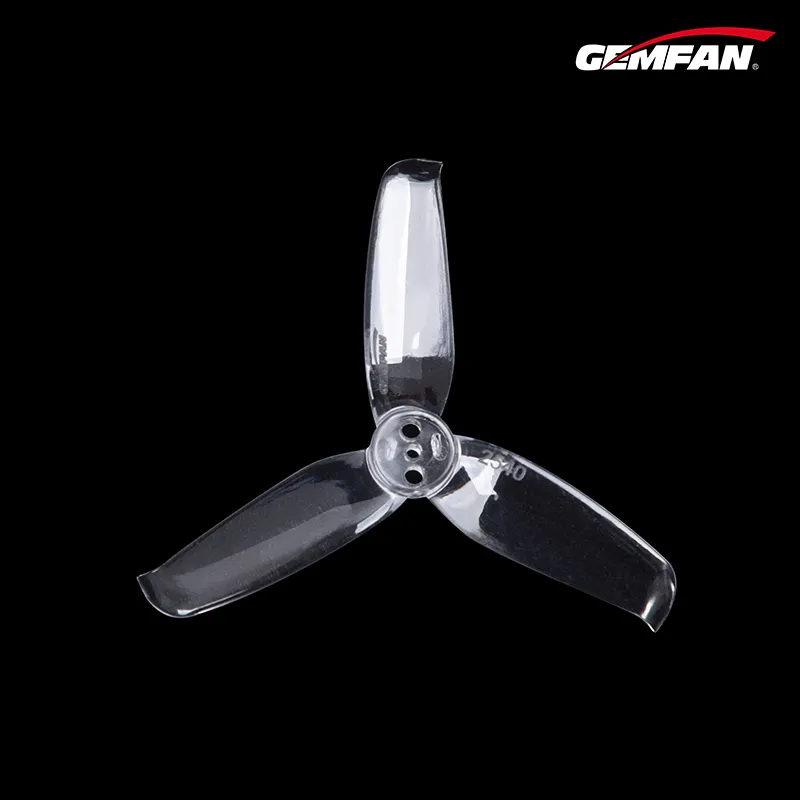 11490 1 propellers gemfan flash 2540 3 pc durable 1 5mm clear 4ccw 4cw