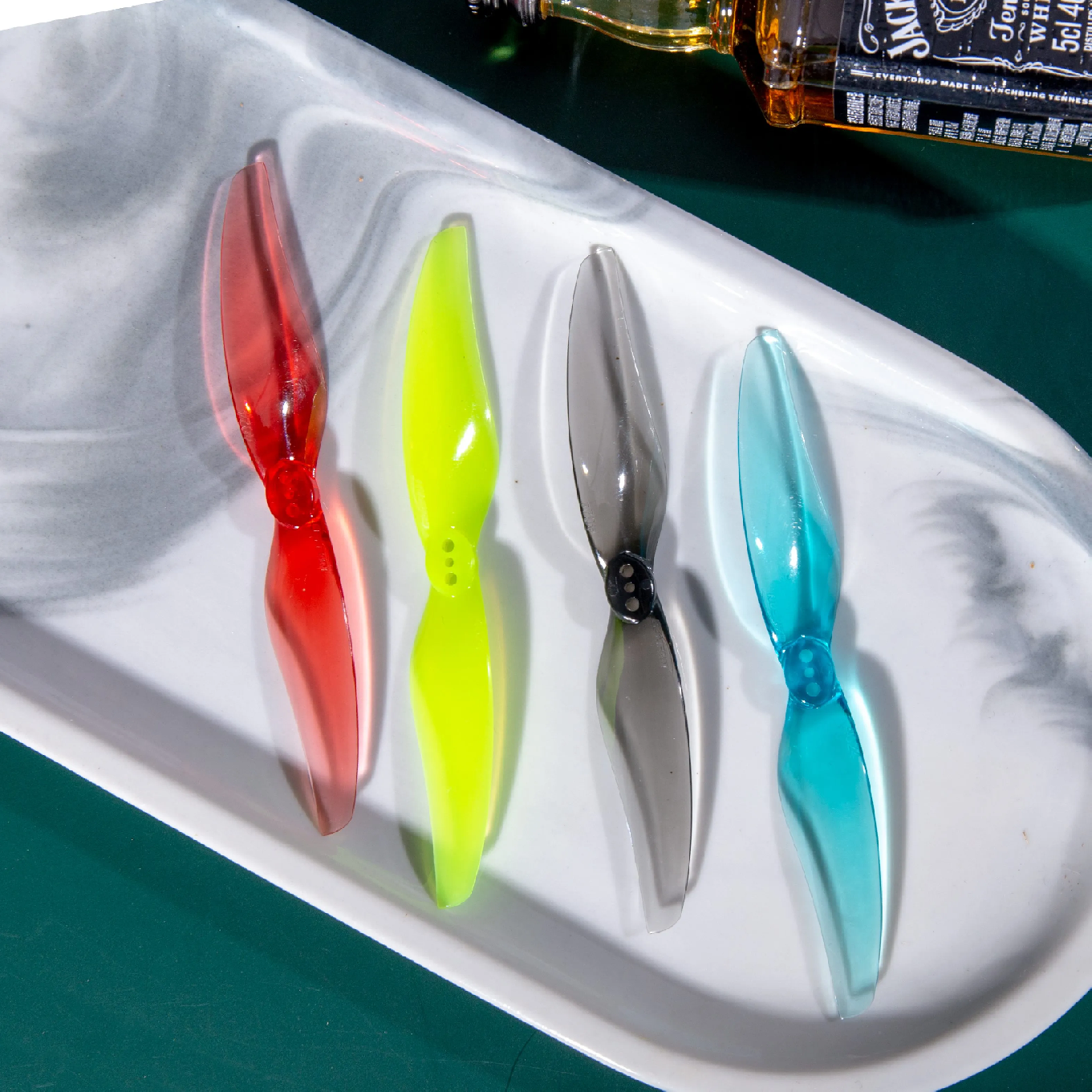 11646 3 propellers gemfan long range 4024 2 pc durable 1 5mm clear red 4ccw 4cw