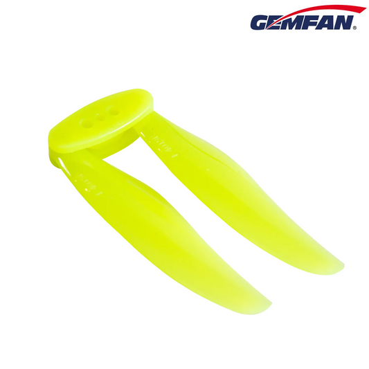 11958 2 propellers gemfan f4019 2 floppy proppy t mount yellow 2ccw 2cw