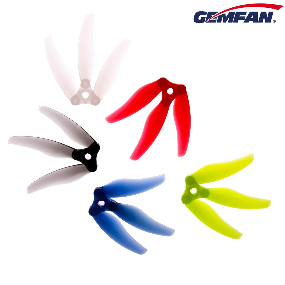11988 5 propellers gemfan f5135 3 floppy proppy white 2ccw 2cw