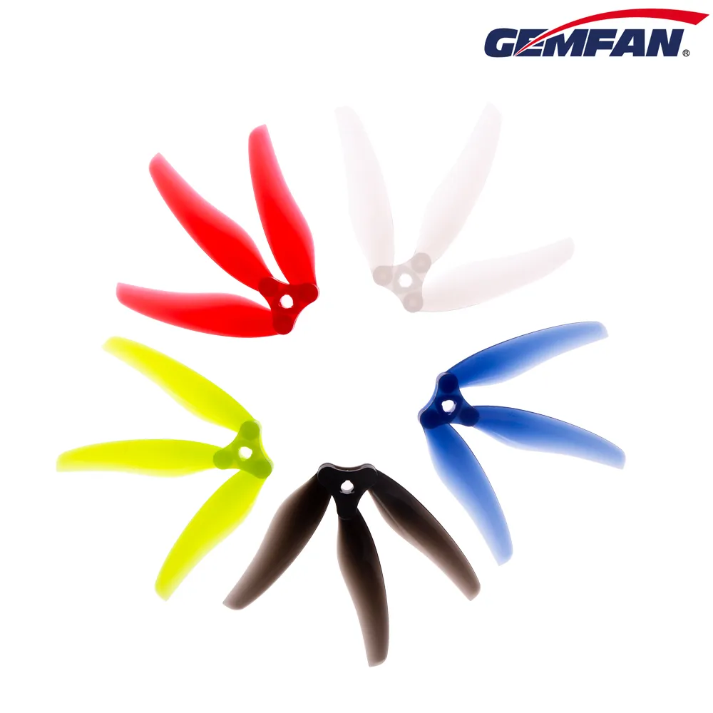 12024 5 propellers gemfan f6030 3 floppy proppy yellow 2ccw 2cw