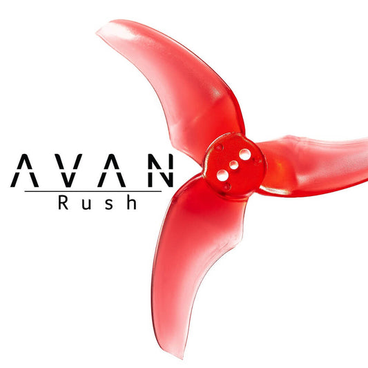 12174 2 propellers emax avan rush 2 5 inch clear red