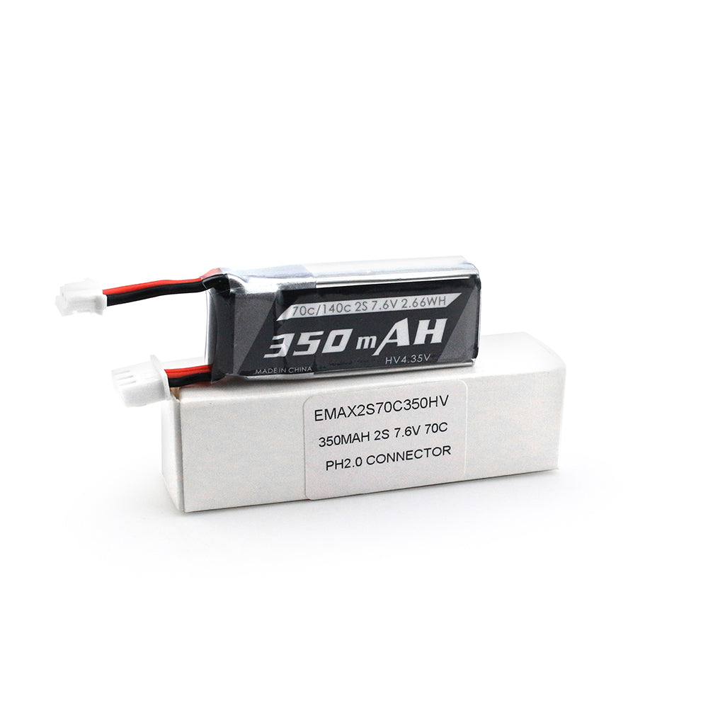 12267 4 battery emax lipo 2s 7 4v 300mah 70c ph2 0