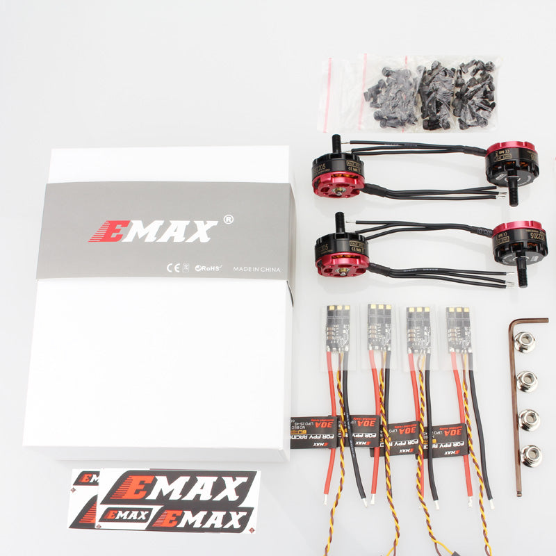 12405 motors emax rs2205 30a blheli lightning esc combo 2600kv