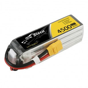 12886 1 battery tattu lipo 6s1p 4500mah 22 2v 25c xt90