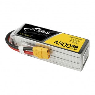 12886 2 battery tattu lipo 6s1p 4500mah 22 2v 25c xt90