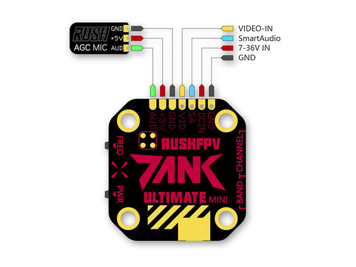 12898 1 vtx rush tank ultimate mini 5 8g 800mw