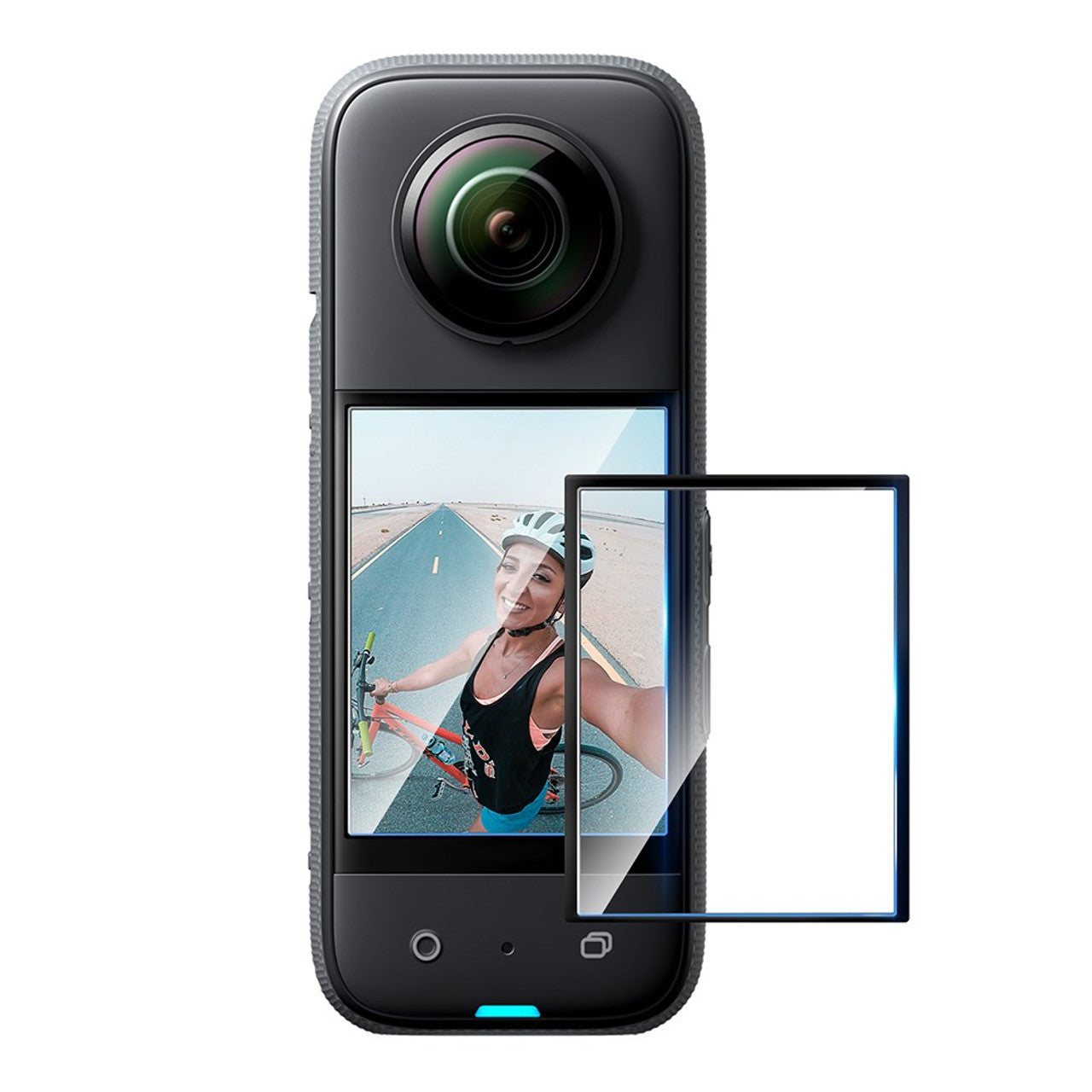 13453 glass protective film startrc for insta360 x3 2pcs pack