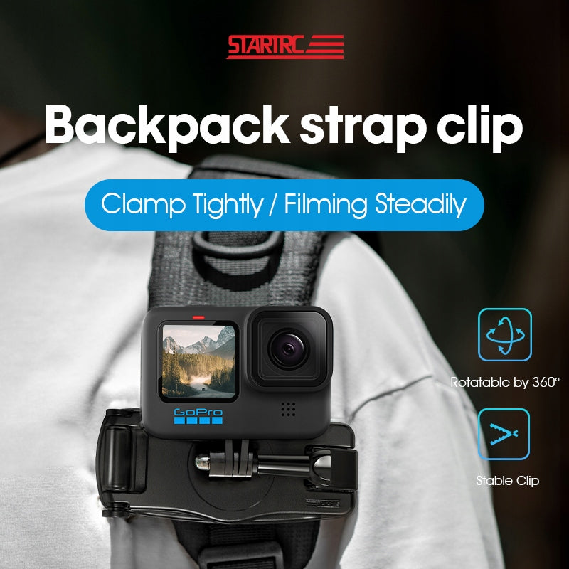 13486 strengthen backpack strap clip startrc for action cameras