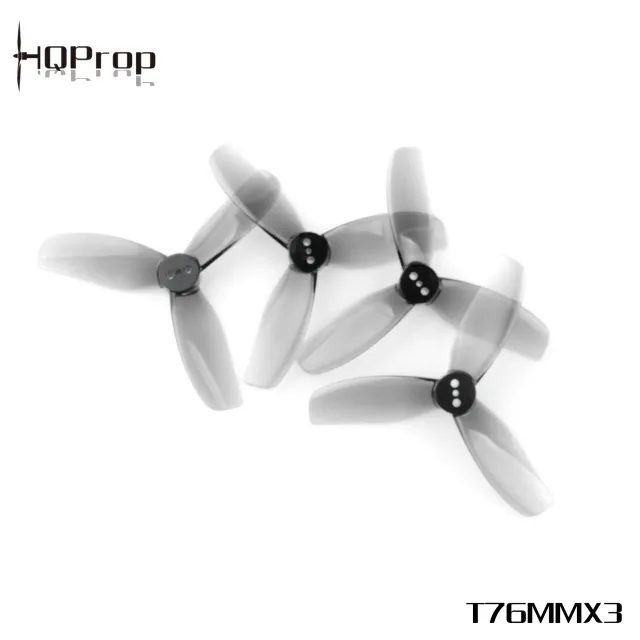 13492 4 propellers hqprop t76mmx3 for cinewhoop grey 2cw 2ccw