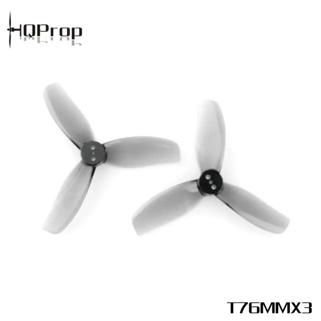 13492 5 propellers hqprop t76mmx3 for cinewhoop grey 2cw 2ccw