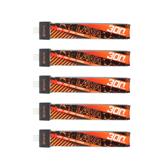 14079 battery betafpv lava lihv 1s 3 8v 300mah 75c 5pcs