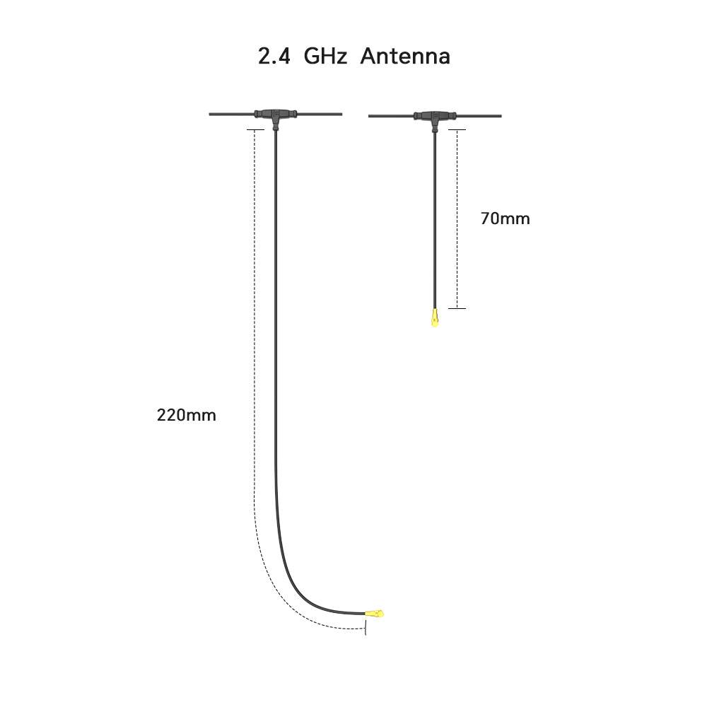 14871 receiver iflight elrs 2 4g rx nano 220mm mini antenna