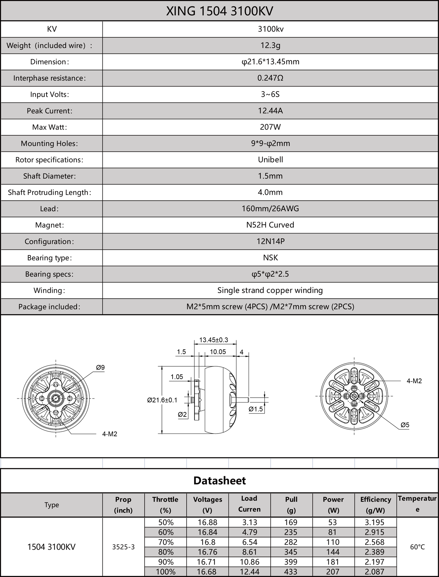 15132 1 motor iflight xing 1504 3100kv