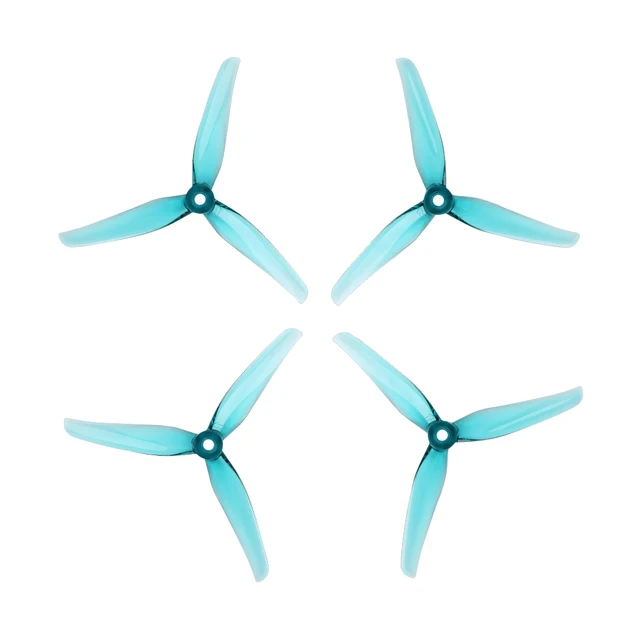 15537 3 propellers iflight nazgul f5 tri blades 2cw 2ccw cyan