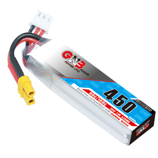 15714 battery gnb lipo 2s 7 4v 450mah 80c xt30