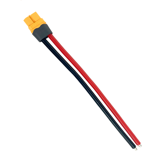 15762 1 connector amass xt60h female with silicon wire 12awg 150mm