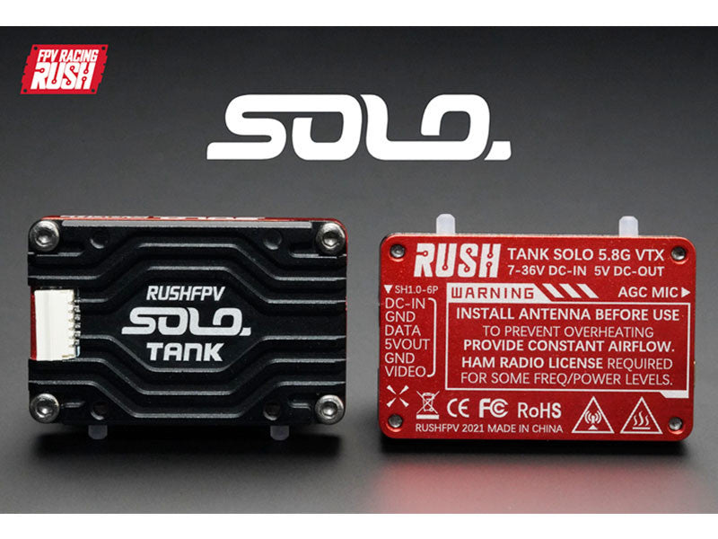 15804 vtx rush tank solo 5 8g 800mw