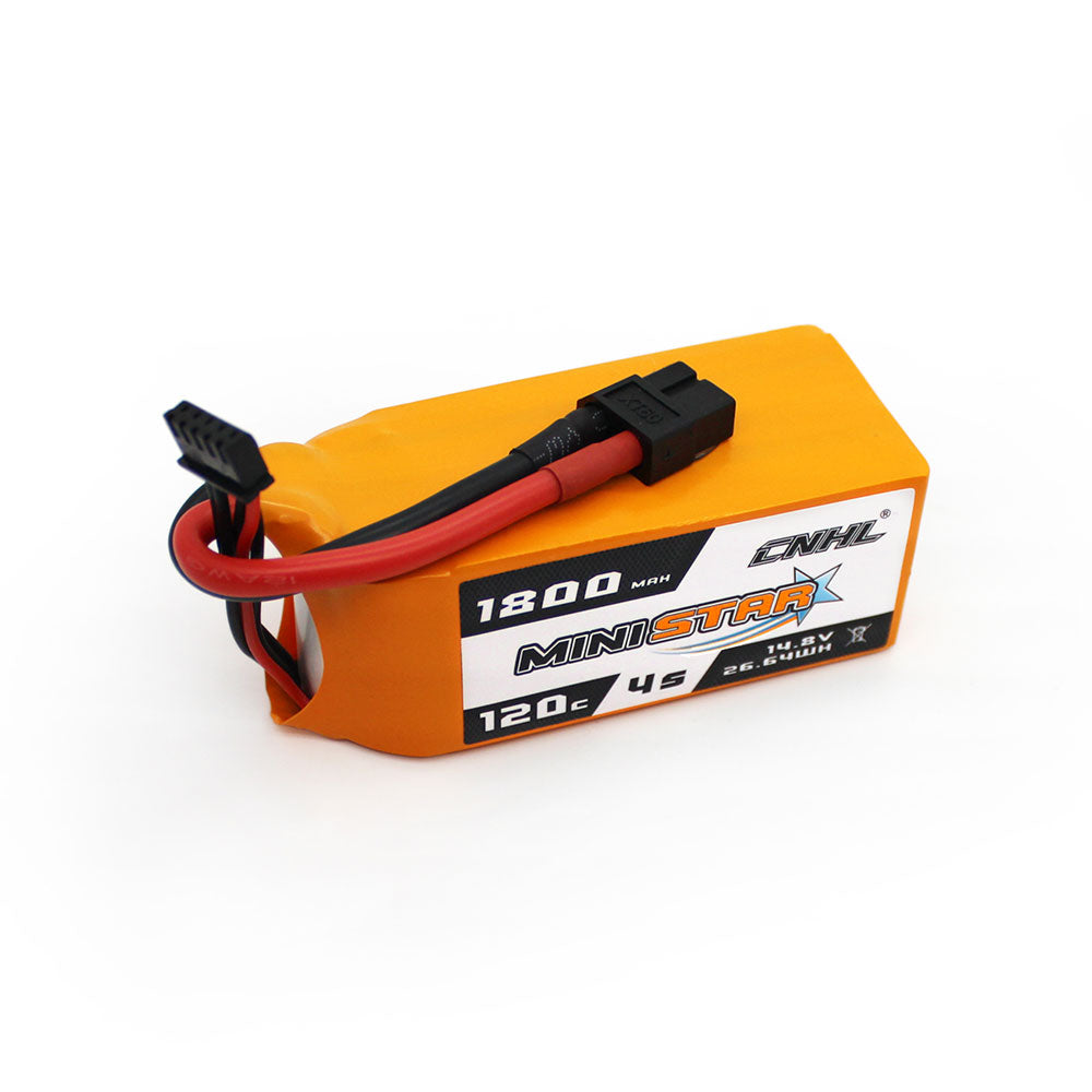 15849 1 battery cnhl ministar lipo 4s 14 8v 1800mah 120c max 200c xt60