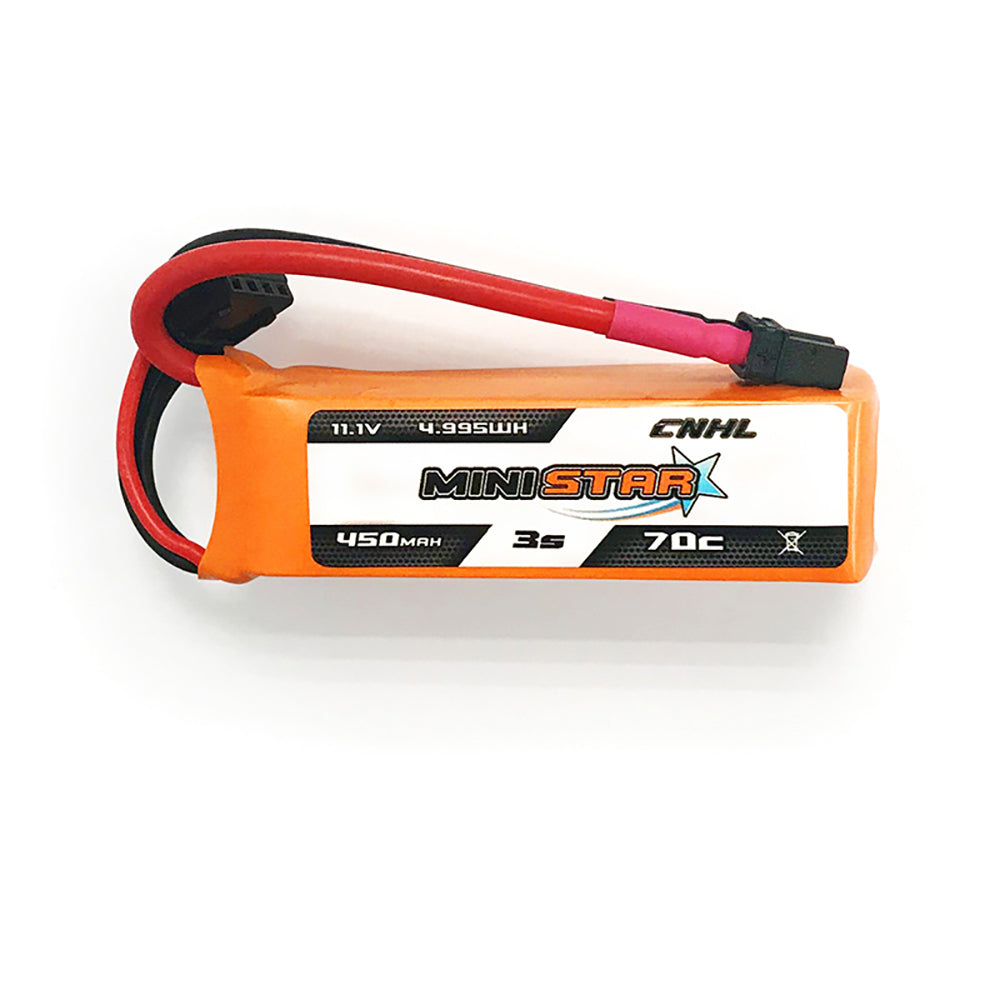 15852 1 battery cnhl ministar lipo 3s 11 1v 450mah 70c xt30u