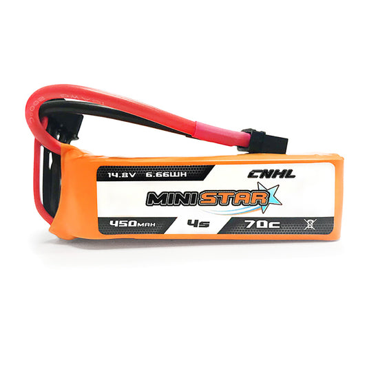 15855 battery cnhl ministar lipo 4s 14 8v 450mah70c xt30u