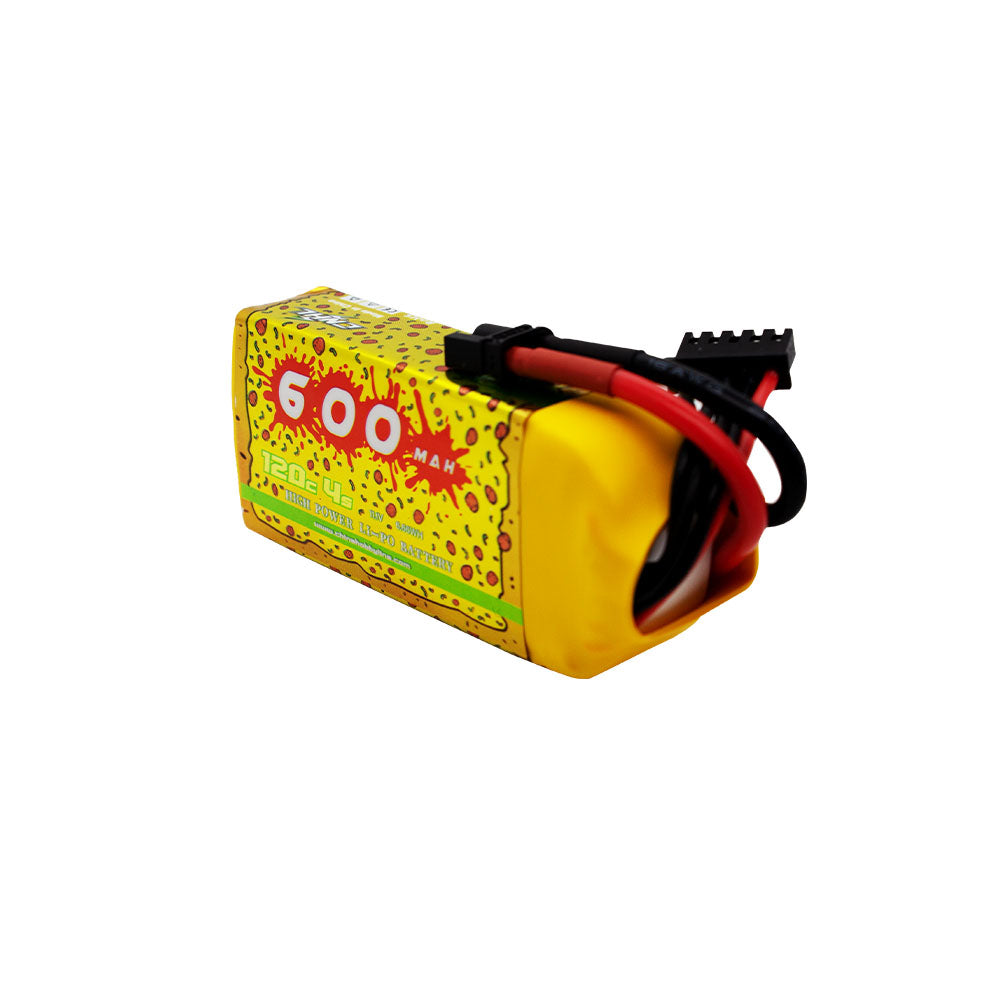 15882 1 battery cnhl pizza series lipo 4s 14 8v 600mah 120c xt30u