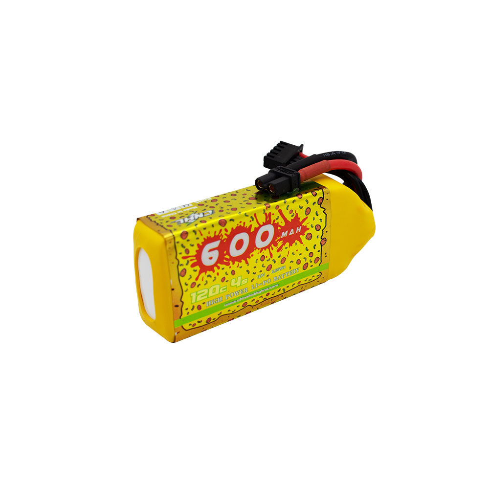 15882 2 battery cnhl pizza series lipo 4s 14 8v 600mah 120c xt30u
