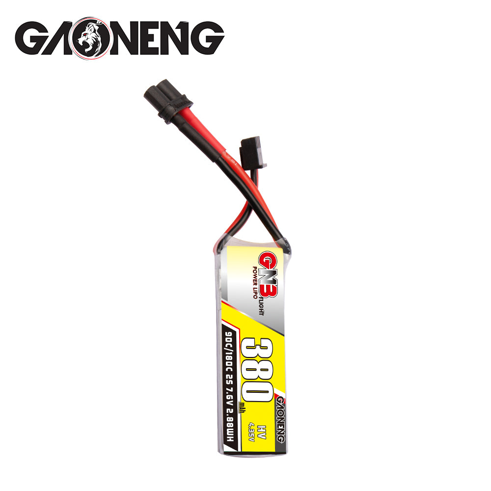 15939 2 battery gnb gaoneng lihv 2s 7 6v 380mah 90c xt30