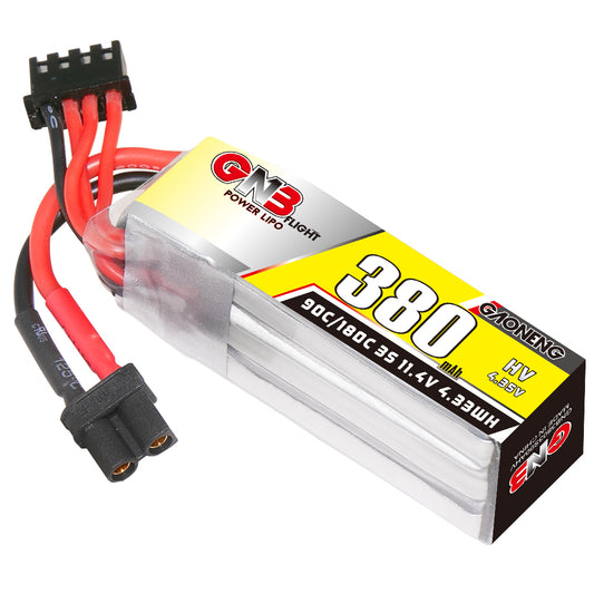 15942 battery gnb gaoneng lihv 3s 11 4v 380mah 90c xt30