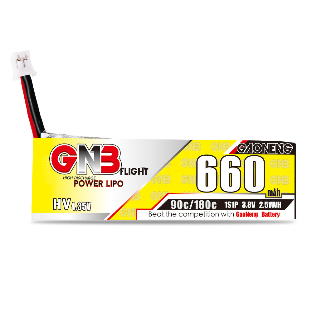 15966 battery gnb gaoneng lihv 1s 3 8v 660mah 90c ph2 0 cabled