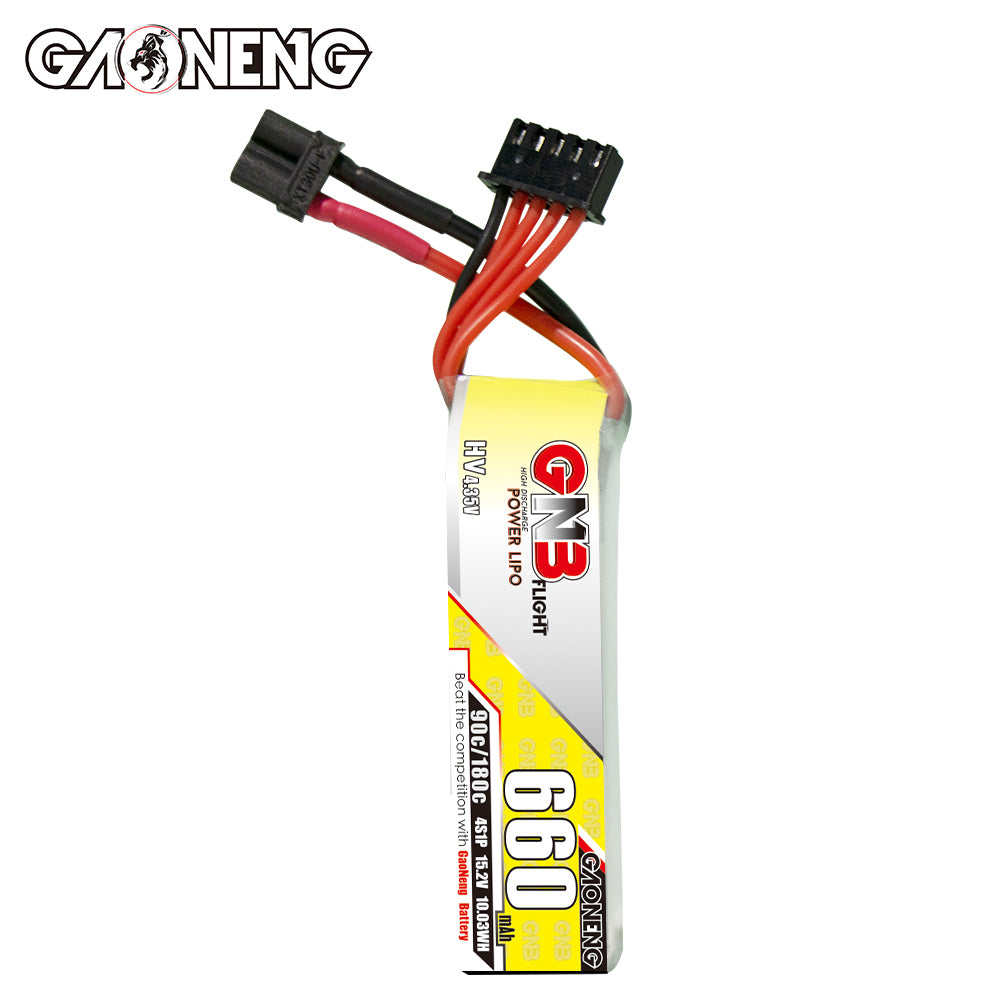 15978 2 battery gnb gaoneng lipo 4s 15 2v 660mah 90c xt30 long