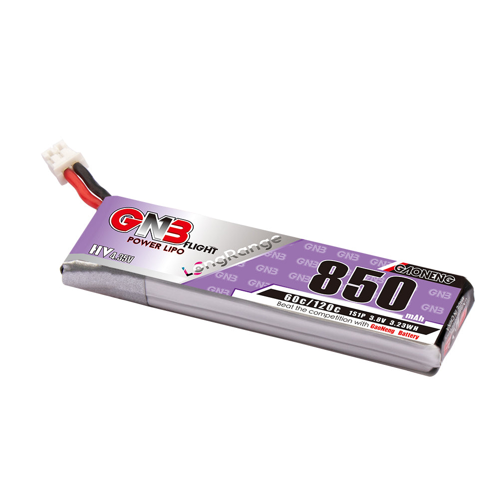 15996 battery gnb gaoneng lihv 1s 3 8v 850mah 60c ph2 0